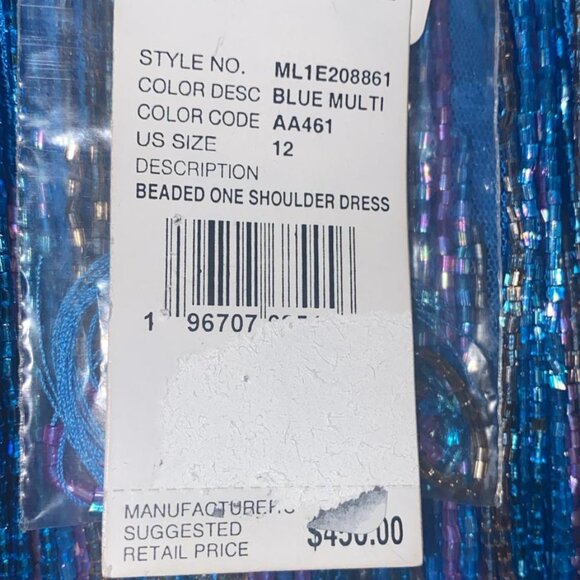 Liv Foster Beaded One Shoulder Mini Dress - Picture 4 of 12